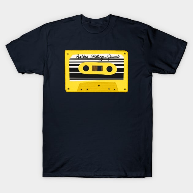 Roller Skating Jams Mixtape T-Shirt by jenblove